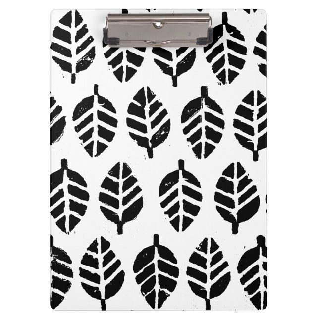 Porte-bloc Impression de pommes de terre Motifs feuilles (Devant)