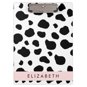Porte-bloc Impression De Vache, Spots De Vache, Noir Et Blanc