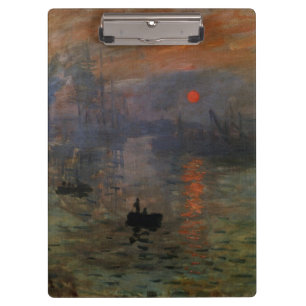 Porte-bloc Impression Sunrise de Claude Monet, Art Vintage