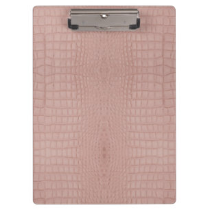 Porte-bloc Imprimer l'alligator rose
