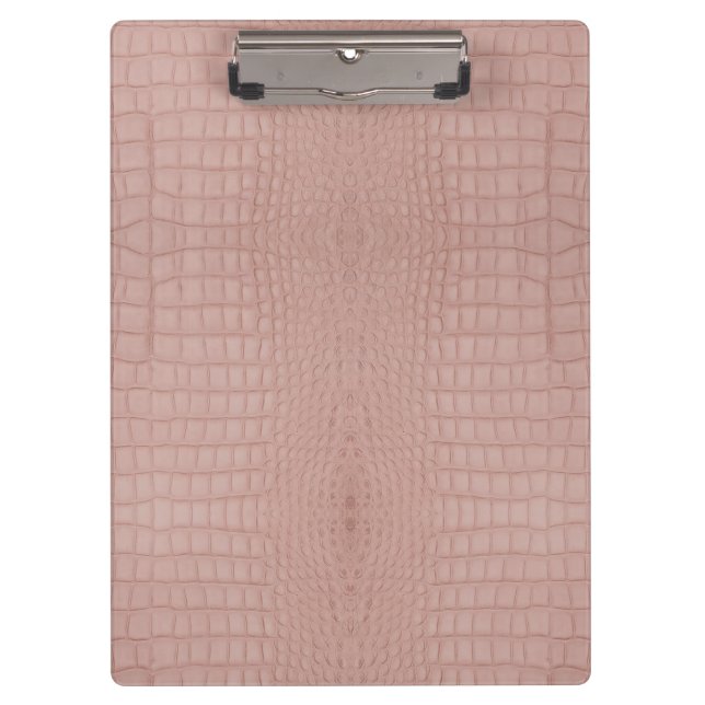 Porte-bloc Imprimer l'alligator rose (Devant)