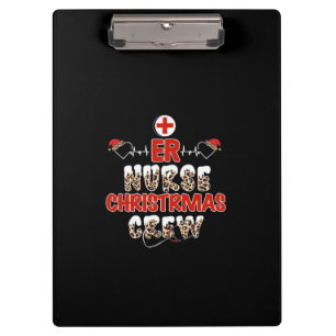 Porte-bloc Infirmière Cadeau Er Infirmière Équipage de Noël