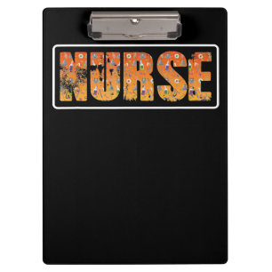 Porte-bloc Infirmière Cadeau Halloween avec Citrouille Spider