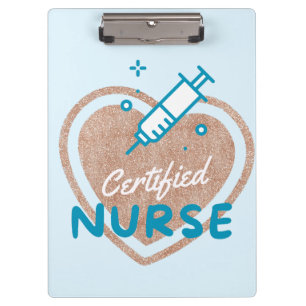 Porte-bloc Infirmière certifiée