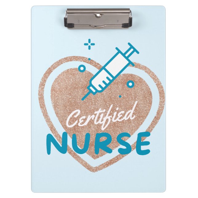 Porte-bloc Infirmière certifiée (Devant)