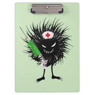 Porte-bloc Infirmière gothique Funny Malin Créature Caractère