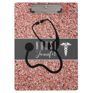 Porte-bloc Infirmière Médicale Caduceus Stethoscope Parties