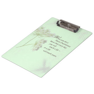 Porte-bloc Infirmière praticien Touch Vies Fleur sauvage