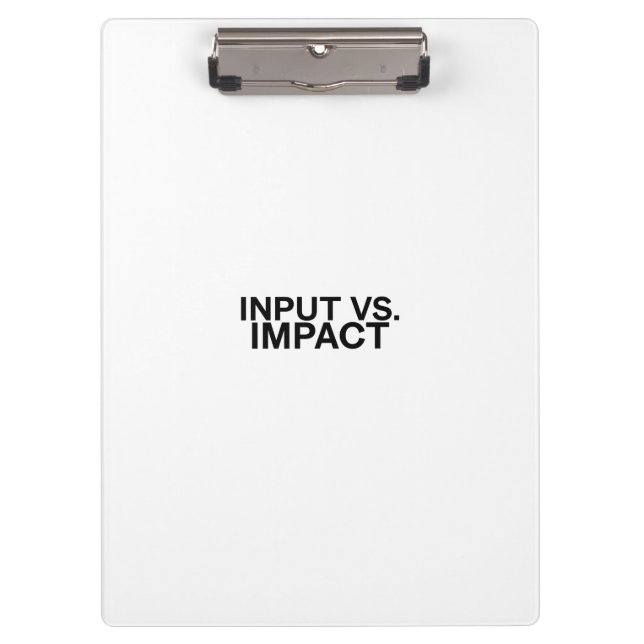 Porte-bloc Input vs. Impact Professional Clipboard (Devant)