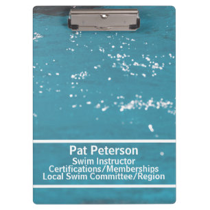 Porte-bloc Instructeur de natation Water Polo Modèle de plong