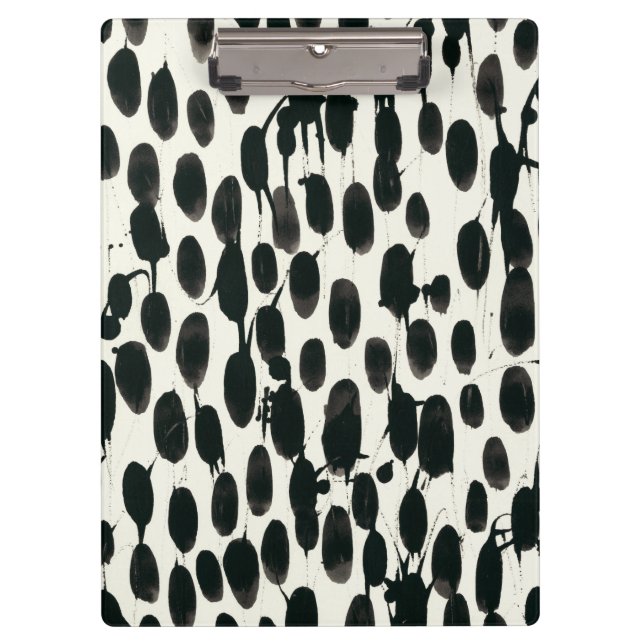 Porte-bloc Invariable I | Aquarelle noire (Devant)