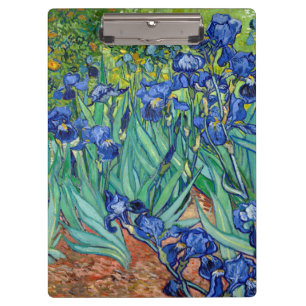 Porte-bloc Irises Vincent van Gogh peinture Vintage florale