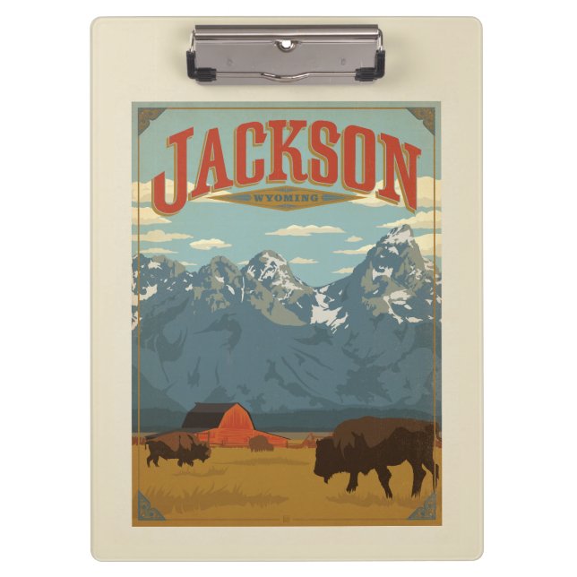 Porte-bloc Jackson | Wyoming (Devant)