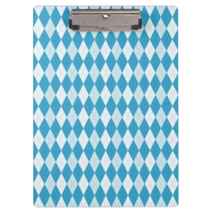 Porte-bloc Jacquard bleu Peacock Petite forme diamant