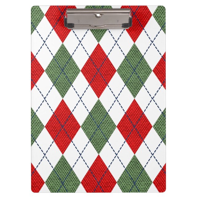 Porte-bloc Jacquard de Noël (Devant)