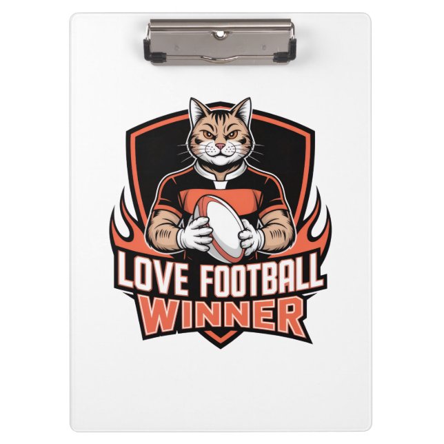 Porte-bloc J'adore le football  (Devant)