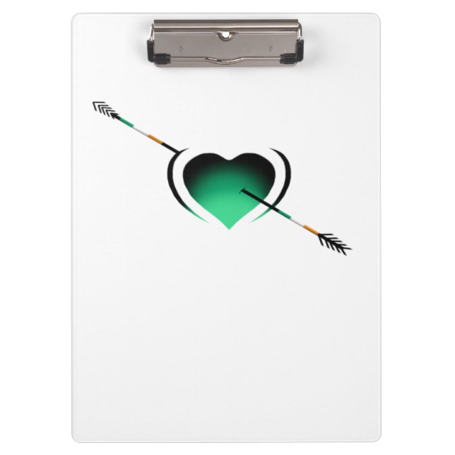 Porte-bloc J'aime Irlande St Patrick's Day Heart (Devant)