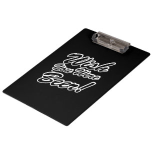 Porte-bloc J'Aimerais Que Tu Sois Bière !