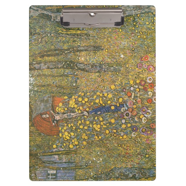 Porte-bloc Jardin agricole avec Crucifix (par Gustav Klimt) (Devant)