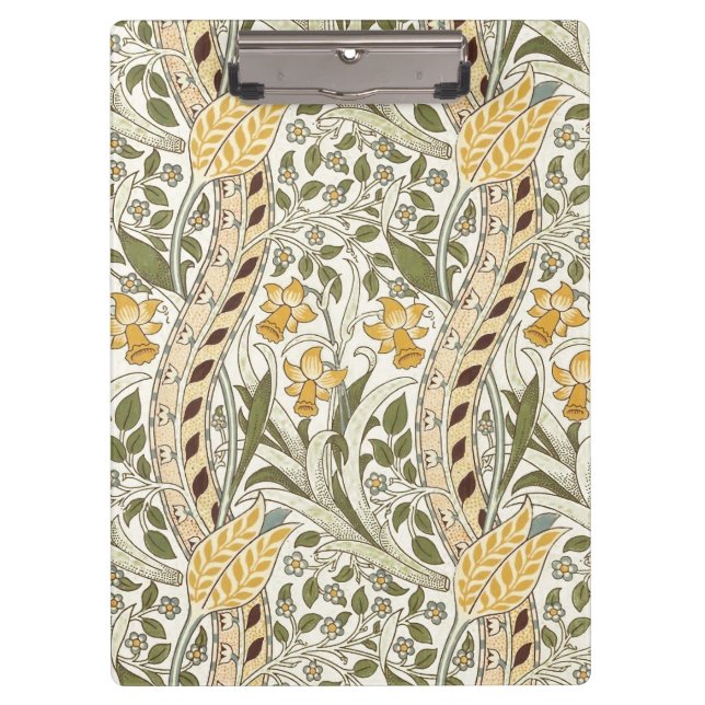 Porte-bloc Jardin de jonquilles William Morris Fleur Classiqu (Devant)