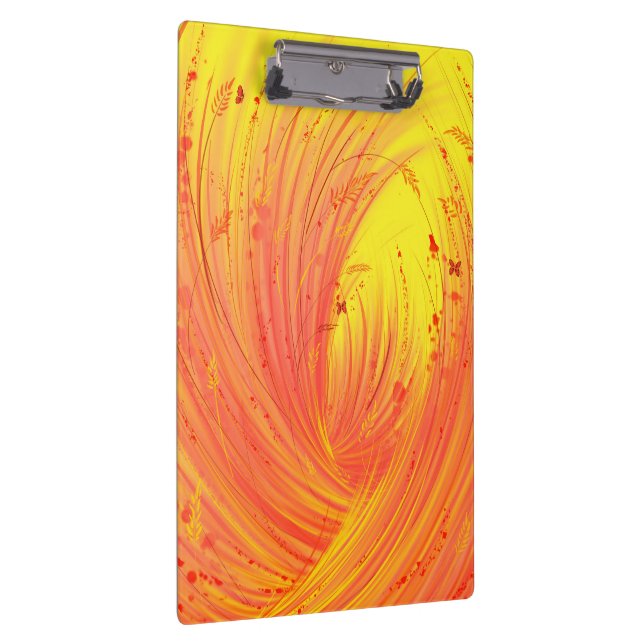 Porte-bloc Jardin enchanté orange Abstrait (Swatch)