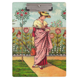 Porte-bloc Jardin Fleurir Femme Art Antique
