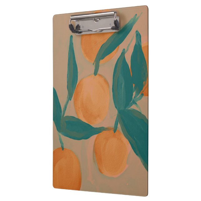 Porte-bloc Jardin Orange d'inspiration vintage (Gauche)