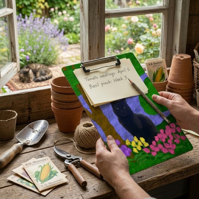 Porte-bloc Jardin personnalisable (Créateur téléchargé)