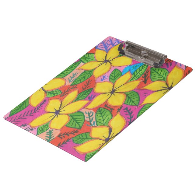 Porte-bloc Jardin Plumeria Jaune (Incliné)
