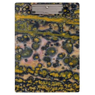 Porte-bloc Jasper océanique à taches jaunes