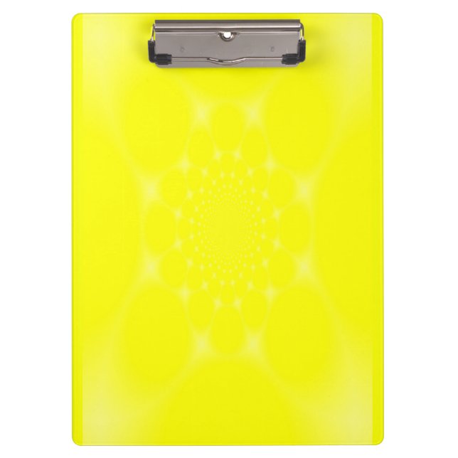 Porte-bloc Jaune Étincelant (Devant)