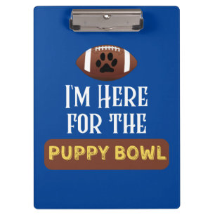 Porte-bloc Je suis ici pour le chien chiot Bowl Funny