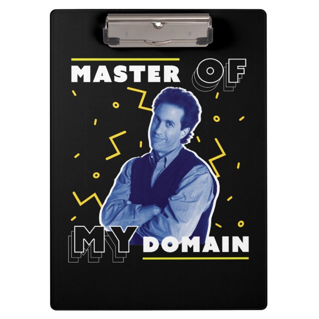 Porte-bloc Jerry Seinfeld | Master of My Domain (Devant)