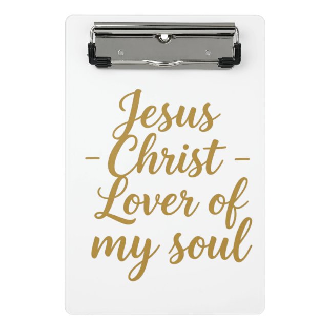 Porte-bloc Jésus Christ Amant de Mon Âme Mini Bloc-Notes (Devant)