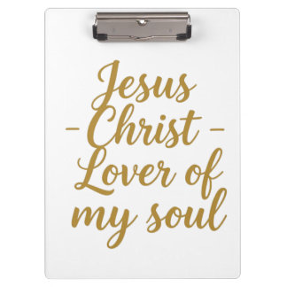 Porte-bloc Jésus-Christ Amant de Mon Âme Presse-papiers