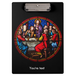 Porte-bloc Jésus dernier repas avec ses disciples