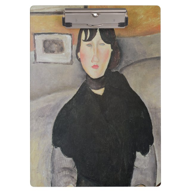 Porte-bloc Jeune femme des personnes (Devant)