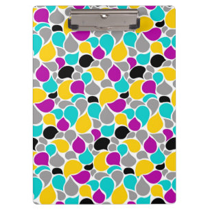 Porte-bloc Joli design motif coloré et transparent