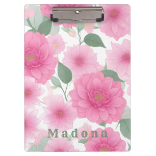 Porte-bloc Joli rose Fleur esthétique Serene Floral Charme