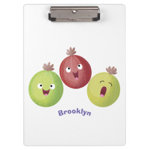 Porte-bloc Joli trio gooseberry chantant dessin animé