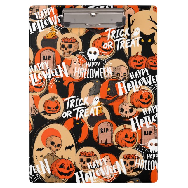 Porte-bloc  Jolies vibrations effrayantes d'Halloween effraya (Devant)