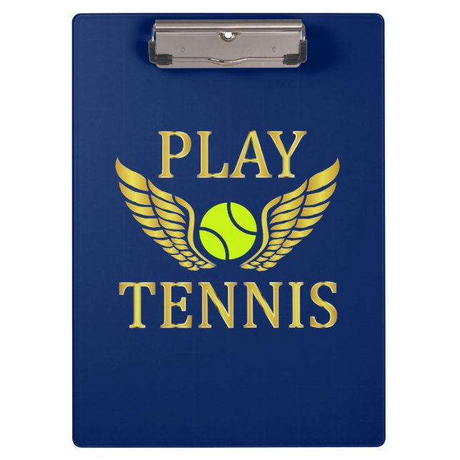 Porte-bloc Jouer au tennis (Devant)