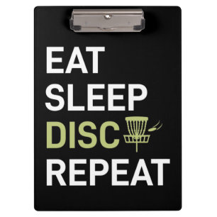 Porte-bloc Joueur de Disc Golf Manger Dormir Disc Golf Répé