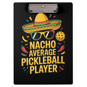Porte-bloc Joueur de pickleball moyen nacho
