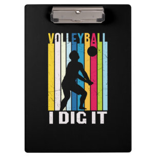 Porte-bloc Joueur de volley-ball   Volley-ball J'adore