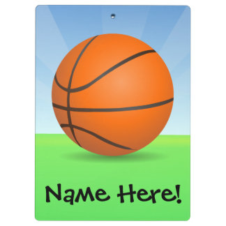Porte-bloc Jour ensoleillé de basket-ball des sports de