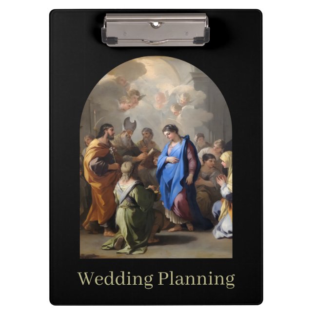 Porte-bloc Journal de planification de mariage catholique de  (Devant)