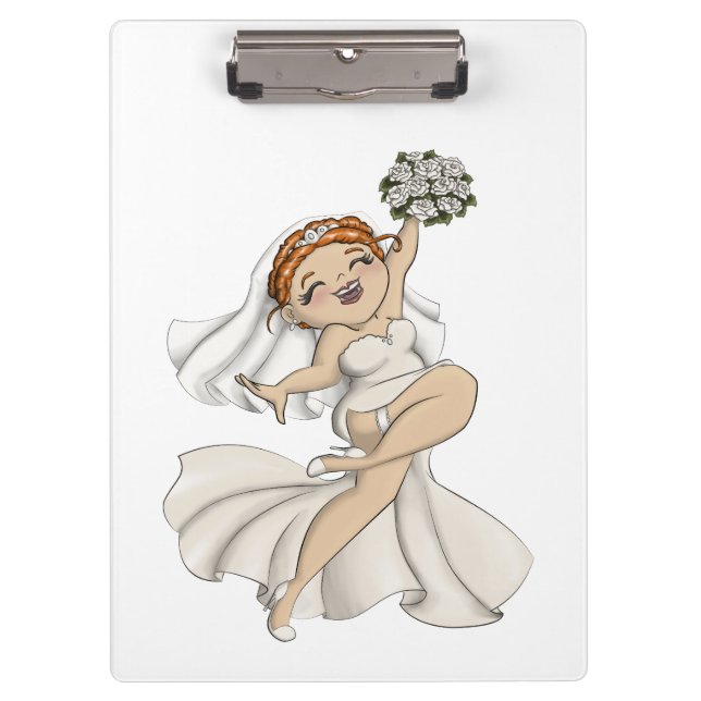 Porte-bloc Joyeuse mariée 03 (Devant)