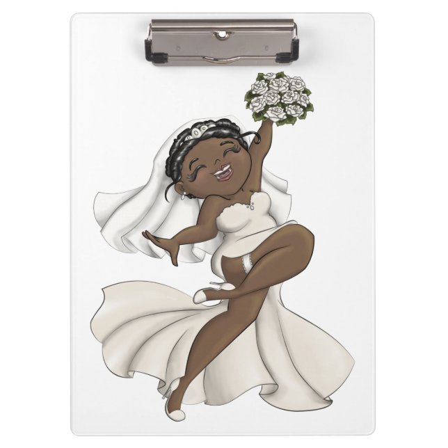 Porte-bloc Joyeuse mariée 11 (Devant)