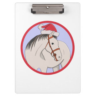 Porte-bloc Joyeux Cheval de Noël